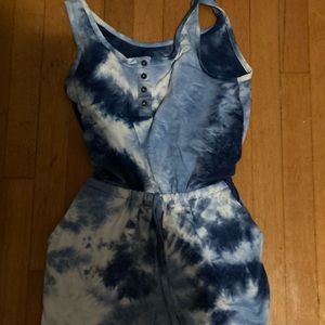 Tie dye blue jumper
